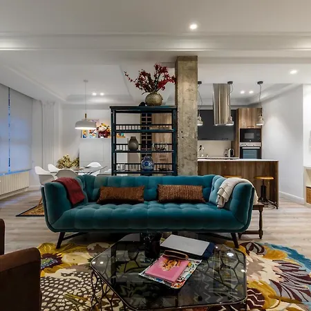 110 M2 Central Apartment In Abando Close To Guggenheim With Parking Bilbao Exterior photo